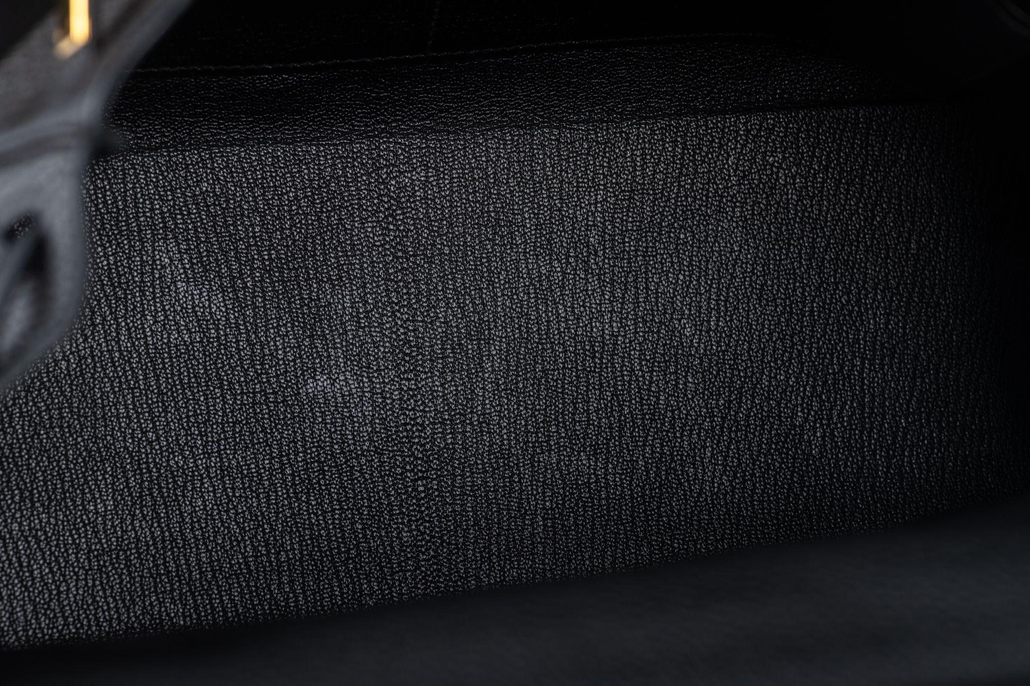 Hermès Kelly 28 Retourne' Black Togo 12