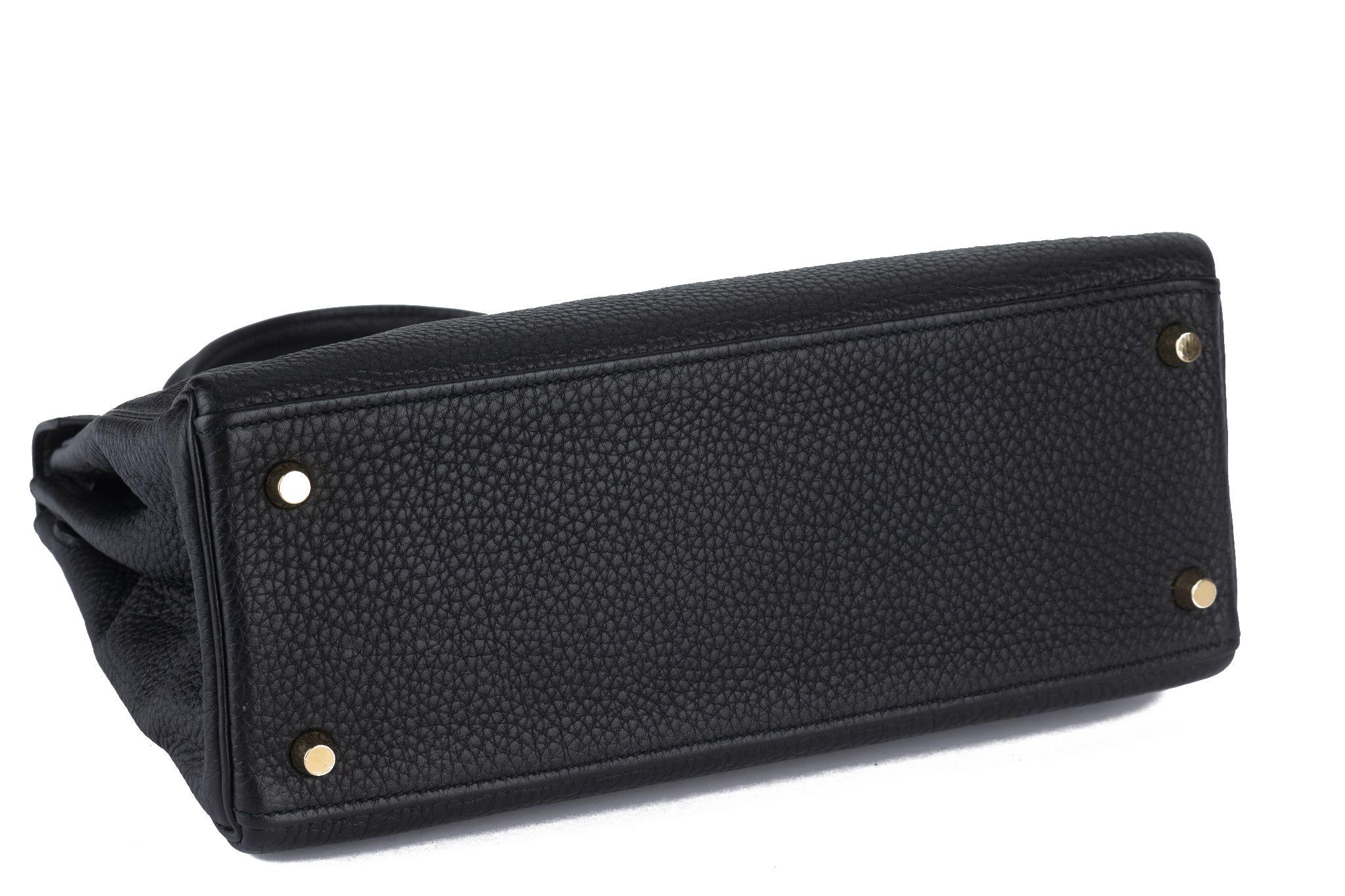 Hermès Kelly 28 Retourne' Black Togo 3