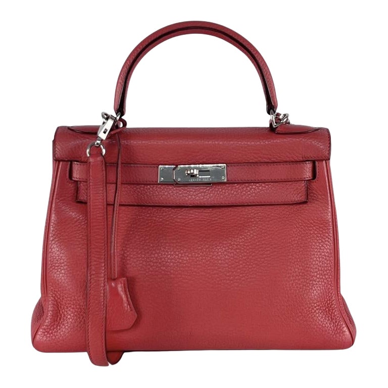 Hermès Kelly 28 Retourné Togo Leather Pink Palladium Hardware 2010 en vente