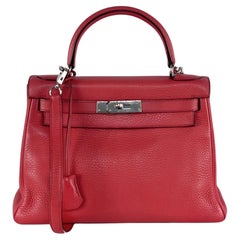 Hermès Kelly 28 Retourné Togo Leather Pink Palladium Hardware 2010