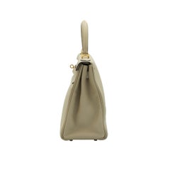 Hermes Kelly 28 Retourne Trench Togo with Gold Hardware