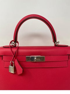 Hermes Kelly 28 Rose Extreme Bag