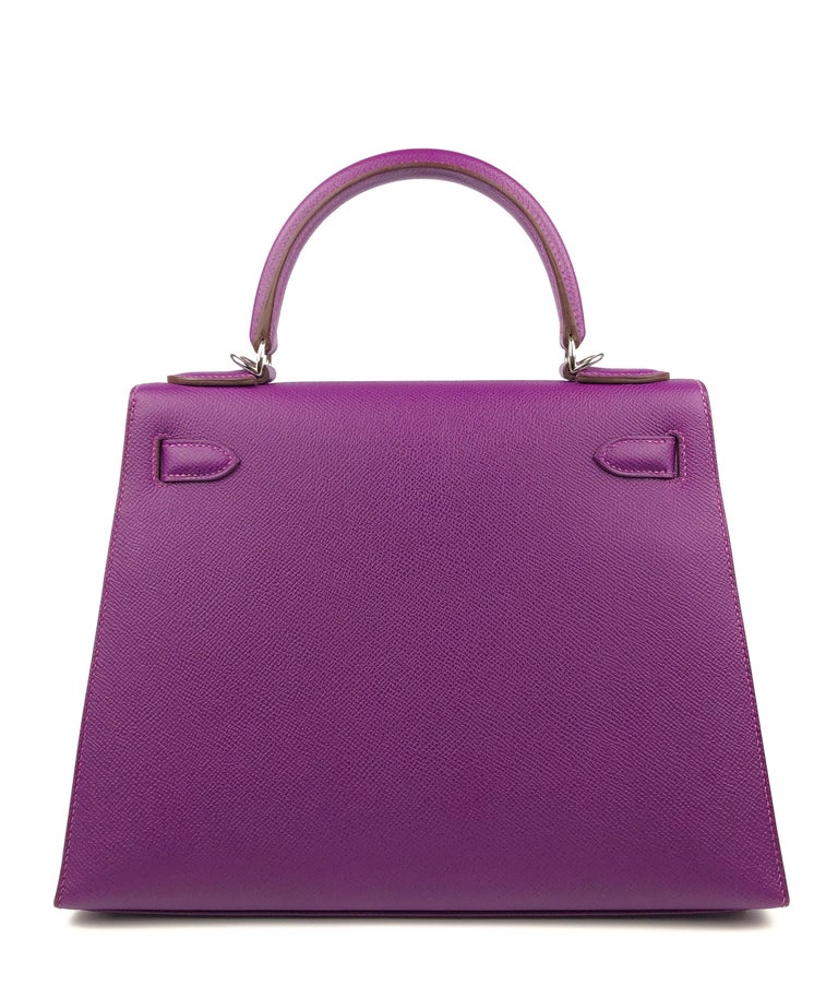 Hermès Kelly 28 Sellier In Anemone Epsom Leather With Palladium