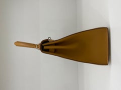 Hermes Kelly 28 Sellier Beige/Sesame Canvas PHW