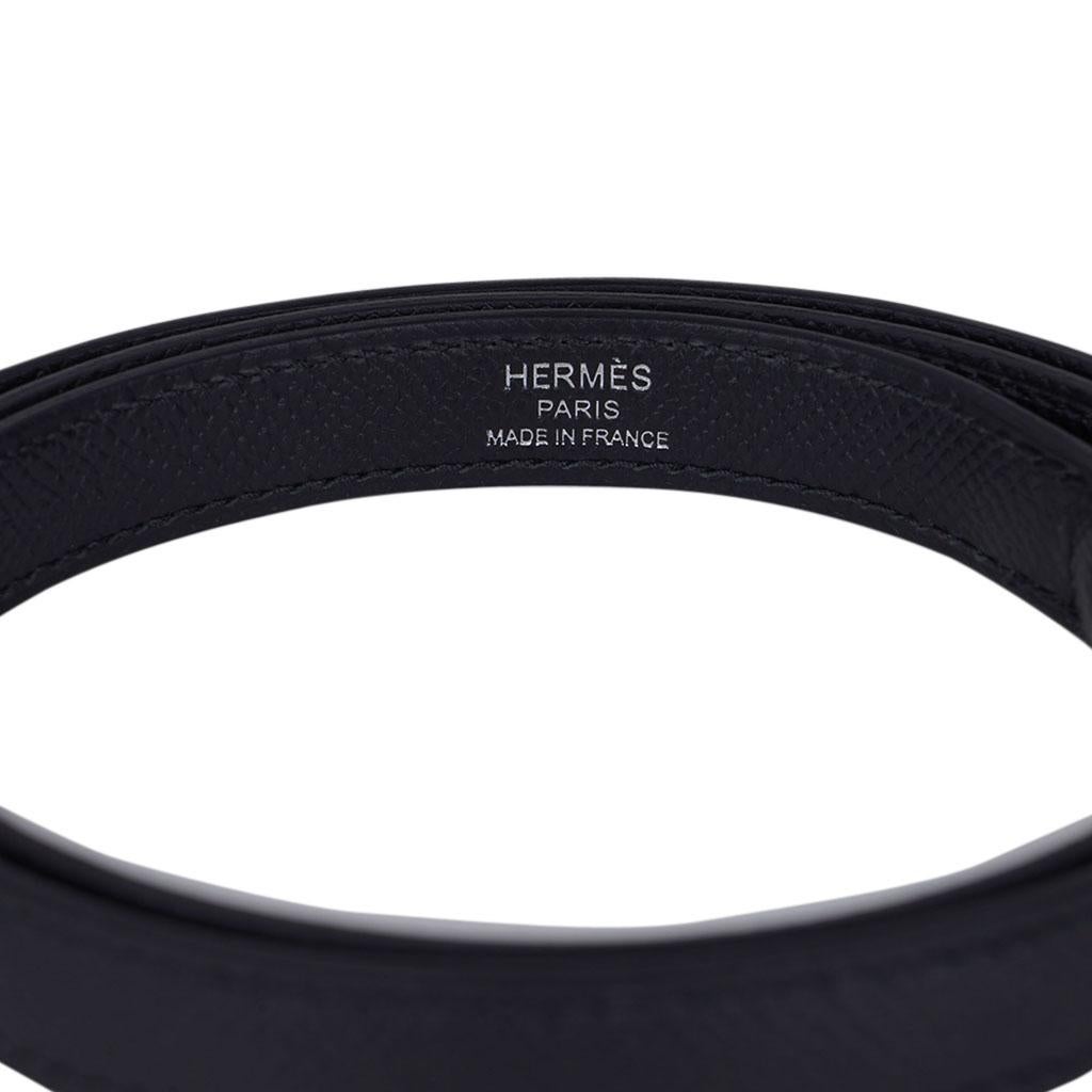 Hermes Kelly 28 Sellier Black Palladium Hardware Epsom Leather Bag 5