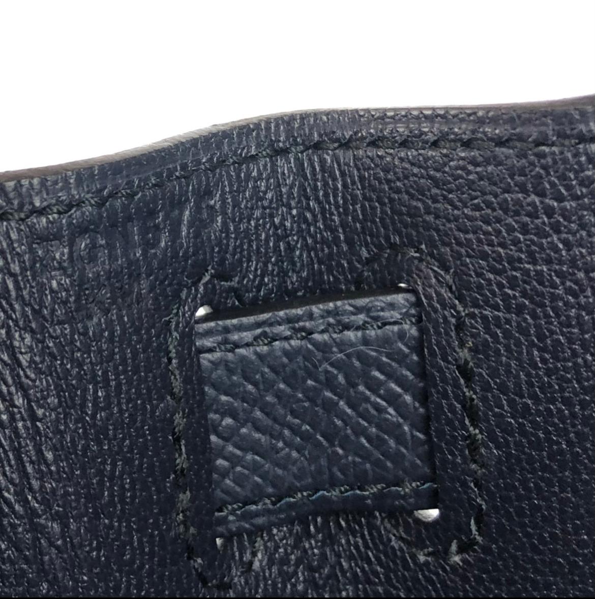 Hermes Kelly 28 Sellier Blue Indigo Epsom Leather Gold Hardware 2020 2