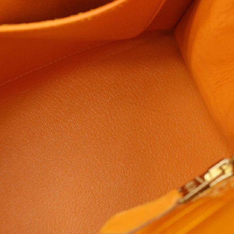 HERMES Kelly 28 Sellier Umhängetasche aus gebranntem Porosus-Krokodil und exotischem Leder 1