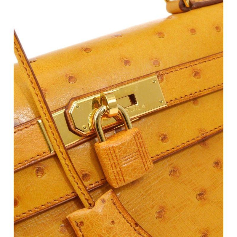 Pre-Owned Vintage Condition
From 1996 Collection
Ostrich
Leather
Gold Tone Hardware
Measures 11.5