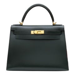 Kelly 28 Sellier Bosque Verde Caja GHW