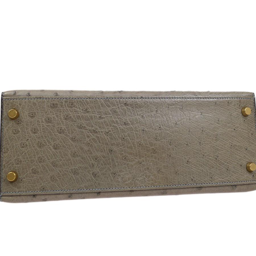hermes straussenleder