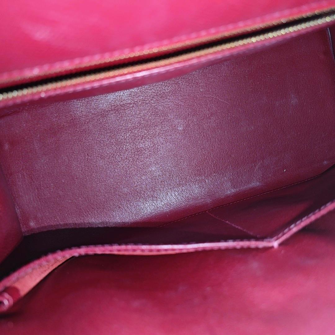 Hermes Kelly 28 Sellier Red Rouge Epsom Leather Gold Hardware 1996 12
