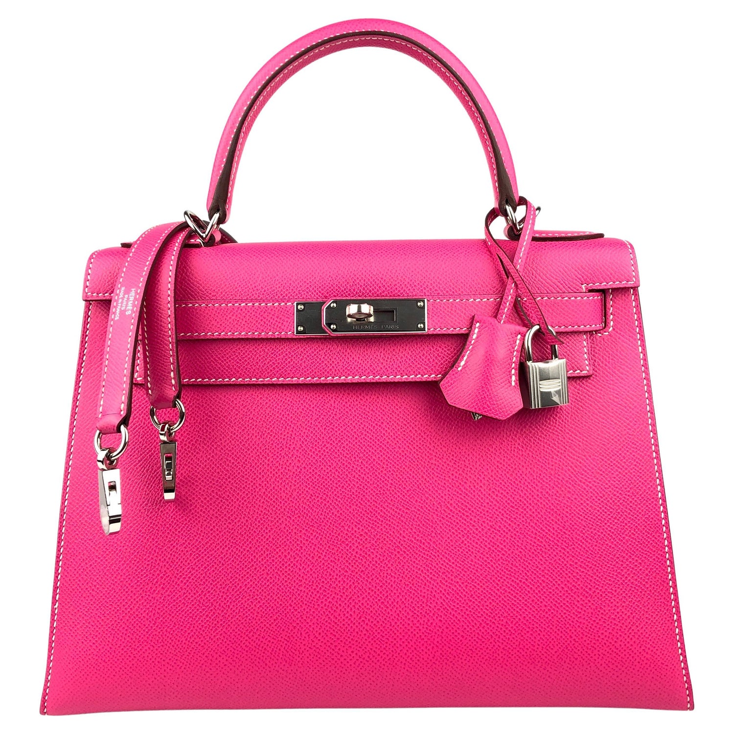 Hermès 5P Bubblegum Pink Epsom Mini Kelly 20 Palladium Hardware, 2021  Available For Immediate Sale At Sotheby's