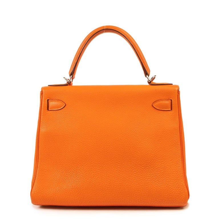 Purse HERMES Orange Togo - clothing & accessories - by owner - apparel sale  - craigslist