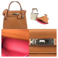 Hermès Parchemin Ostrich Kelly Sellier 28 QGB0WN22AB000