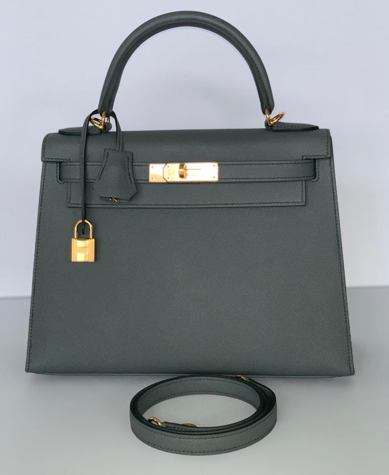hermes kelly grey