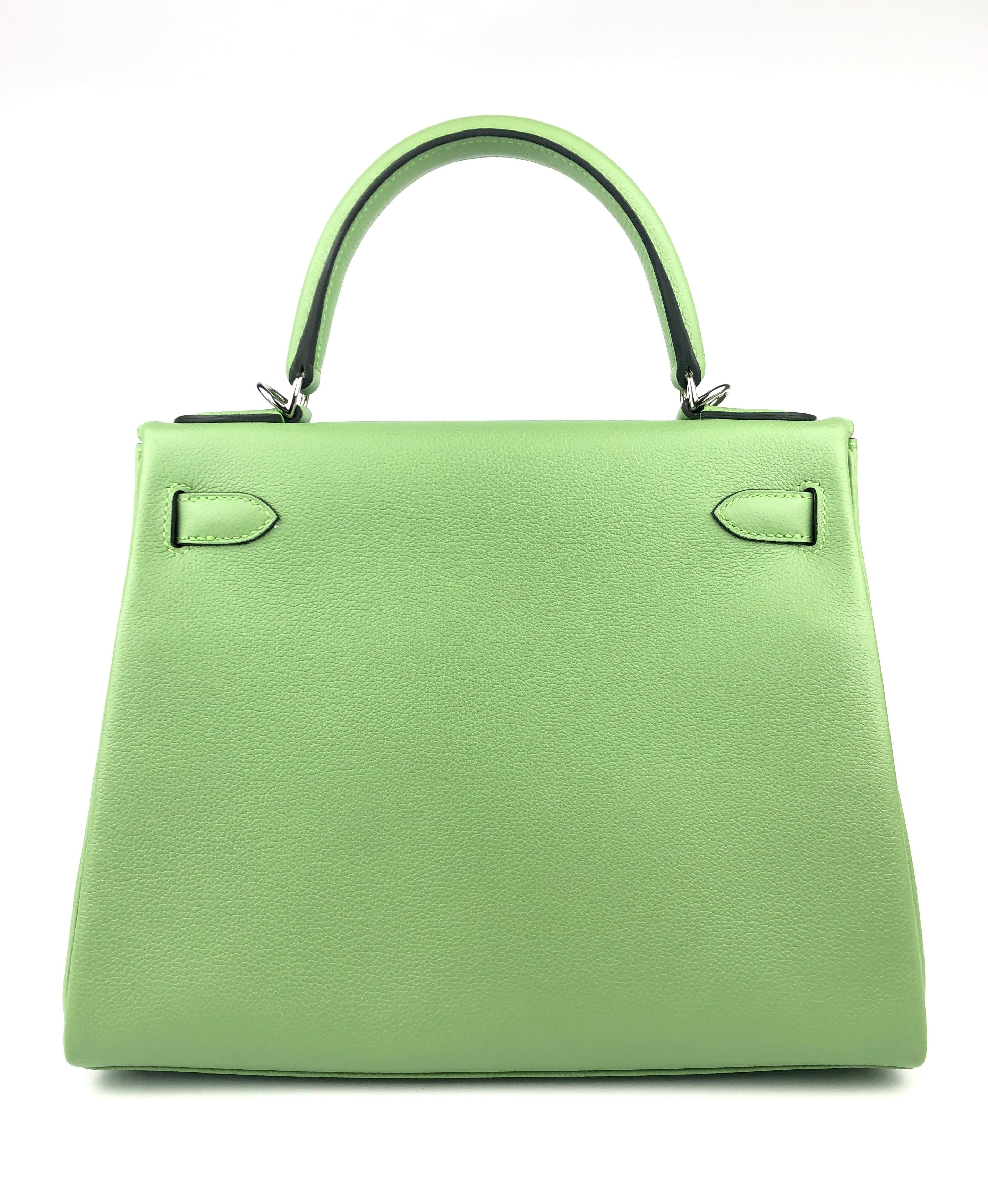 hermes kelly 28 green