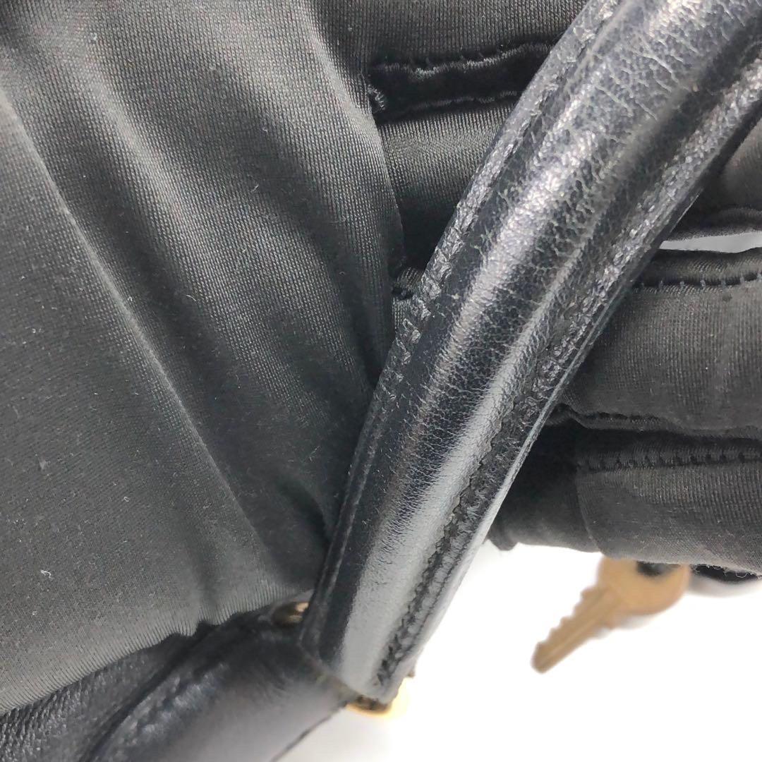 Hermes Kelly 28 Vintage Retourne Black Swift Leather Gold Hardware 1998 For Sale 12