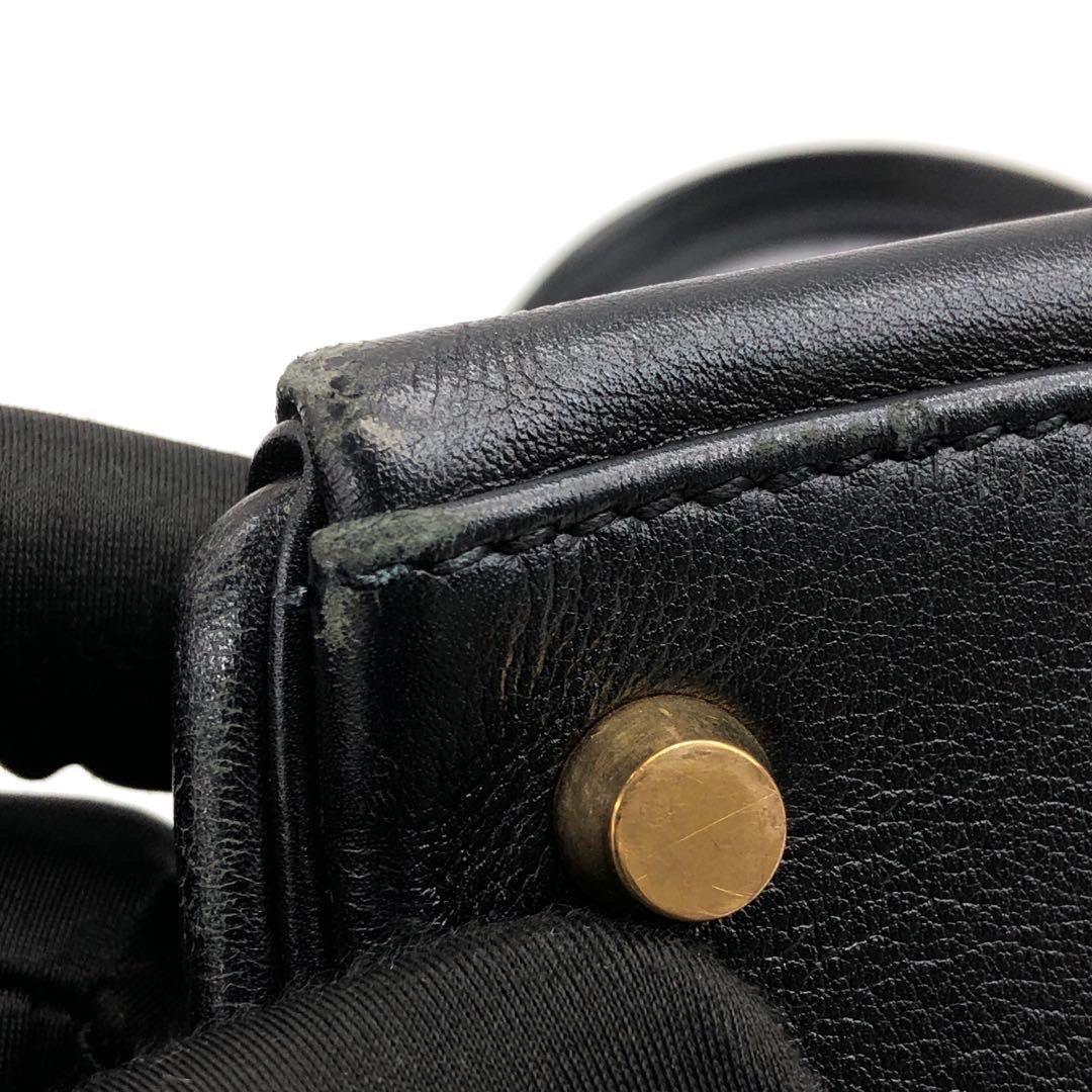 Hermes Kelly 28 Vintage Retourne Black Swift Leather Gold Hardware 1998 For Sale 2