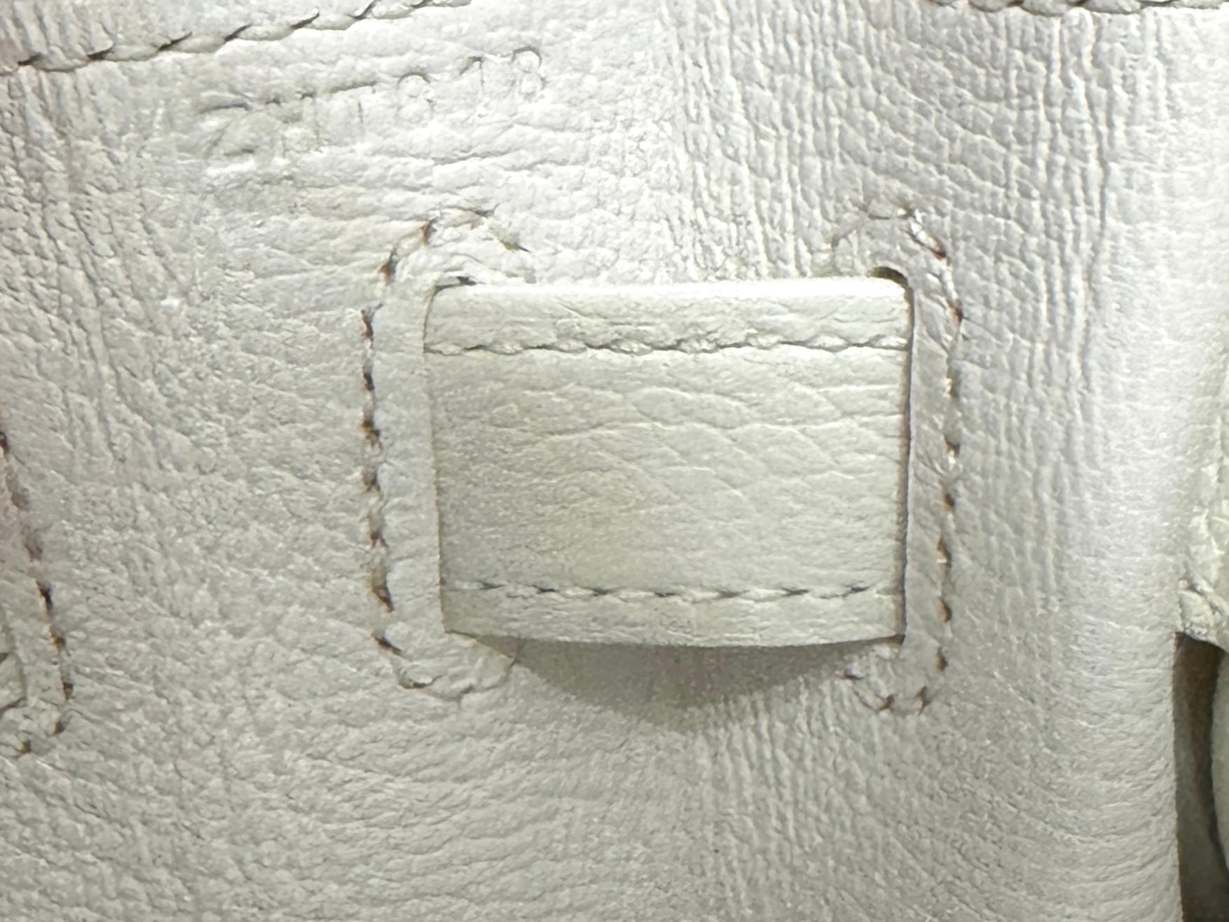 Beige Hermes Kelly 28 White Blanc Leather Gold Hardware 2021