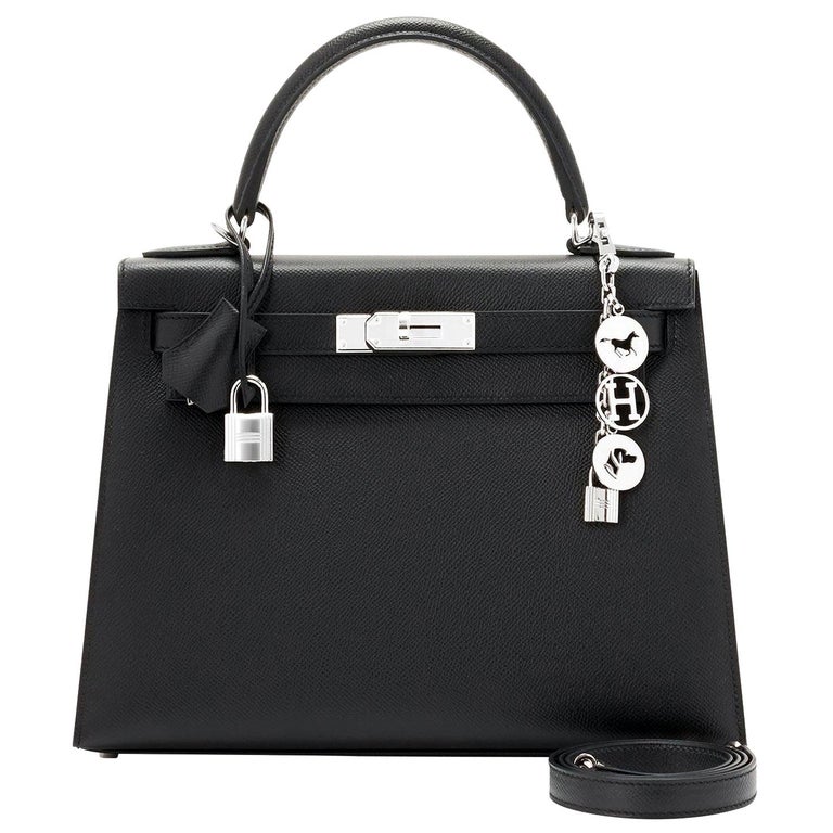 Hermes Kelly 28cm Black Epsom Sellier Shoulder Bag U Stamp, 2022 at 1stDibs hermes kelly bag