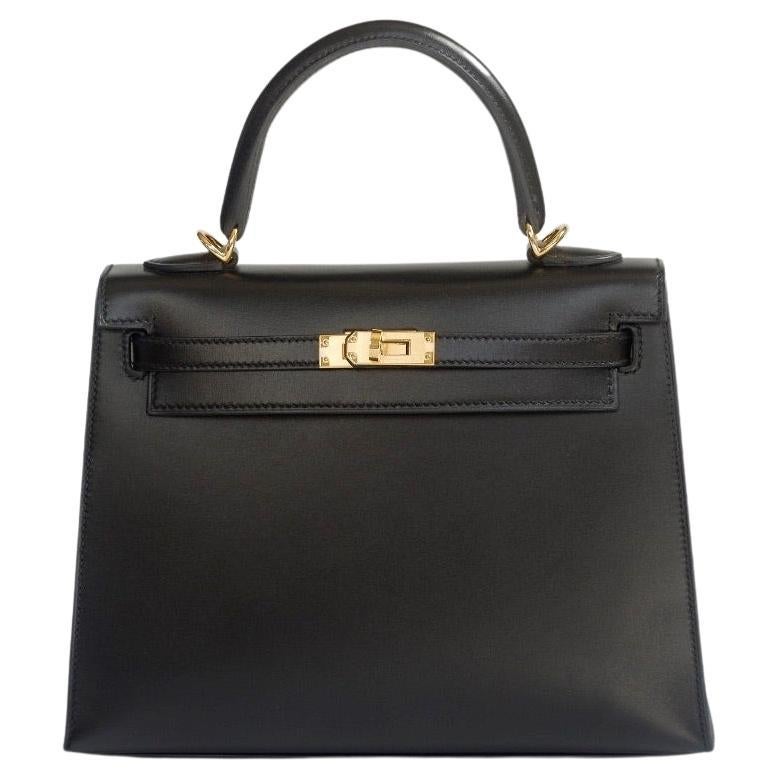 Hermes Kelly 28cm Noir Sellier  en vente