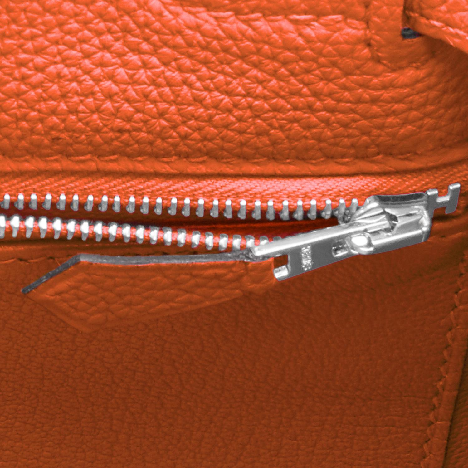 Hermes Kelly 28cm Feu Orange Shoulder Bag U Stamp, 2022 For Sale 1