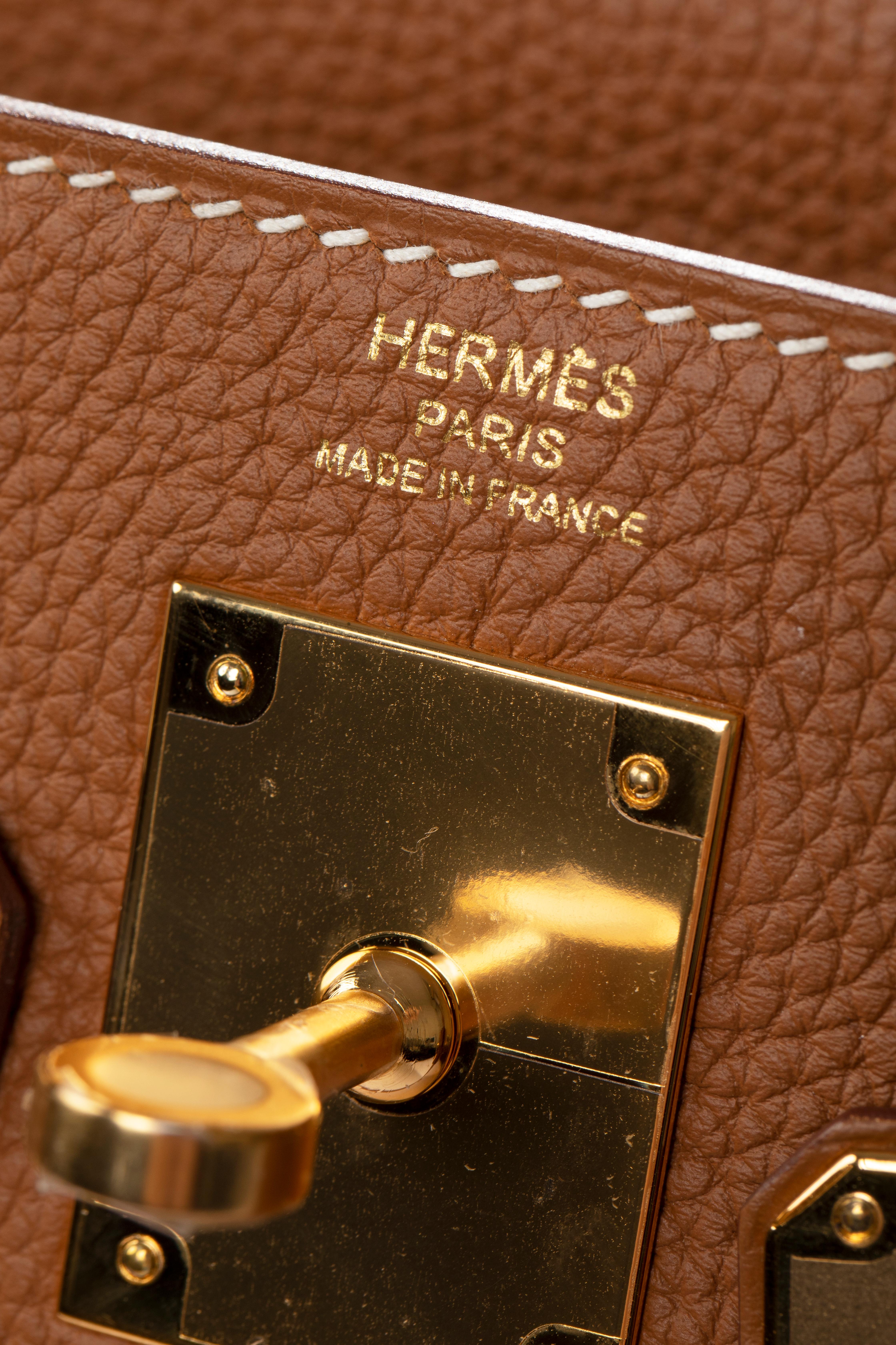 Hermes Kelly 28cm Retourne Gold Togo Leather Gold Hardware  In New Condition In Sydney, New South Wales