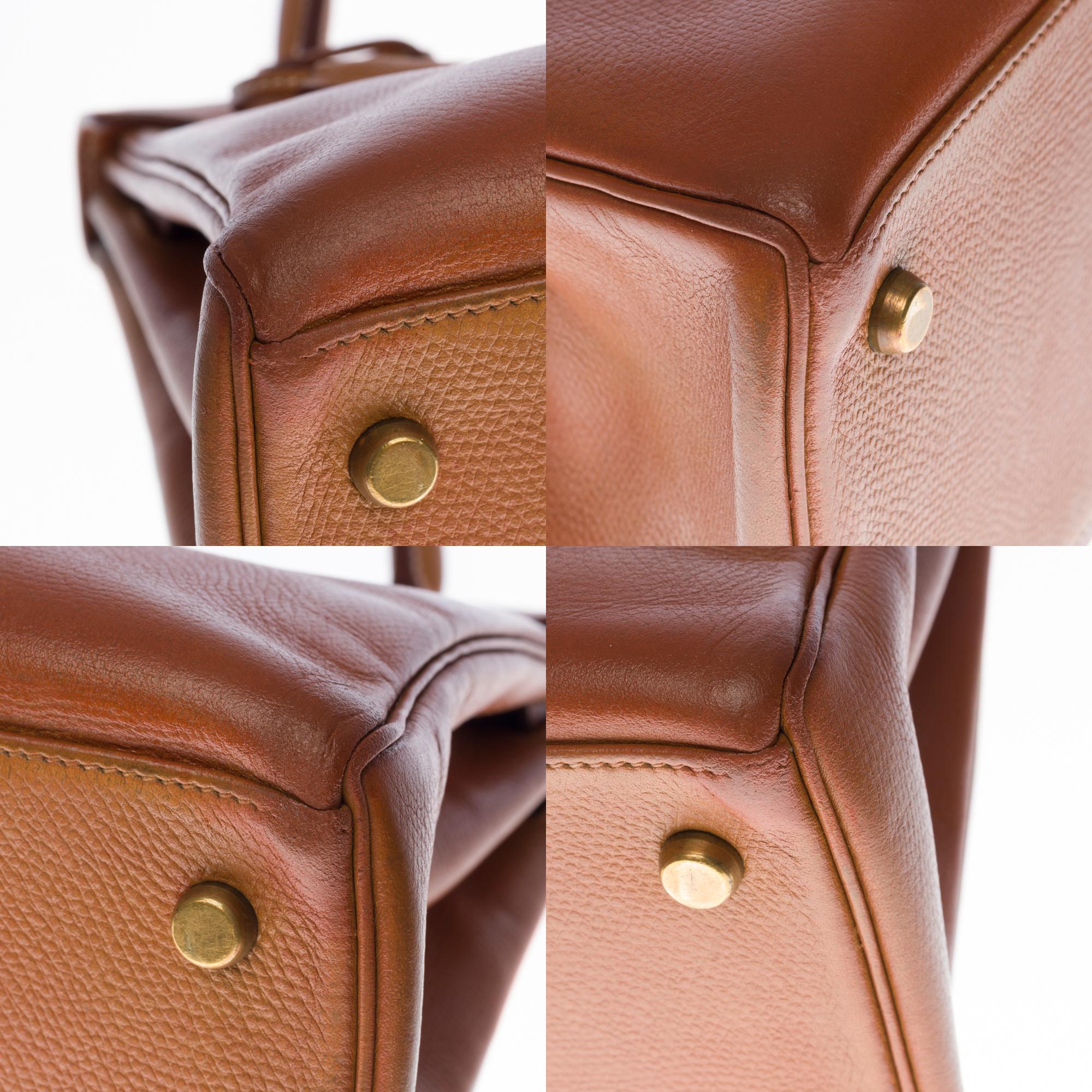 Hermès Kelly 28cm retourné handbag with strap in Gold Courchevel leather, GHW 5