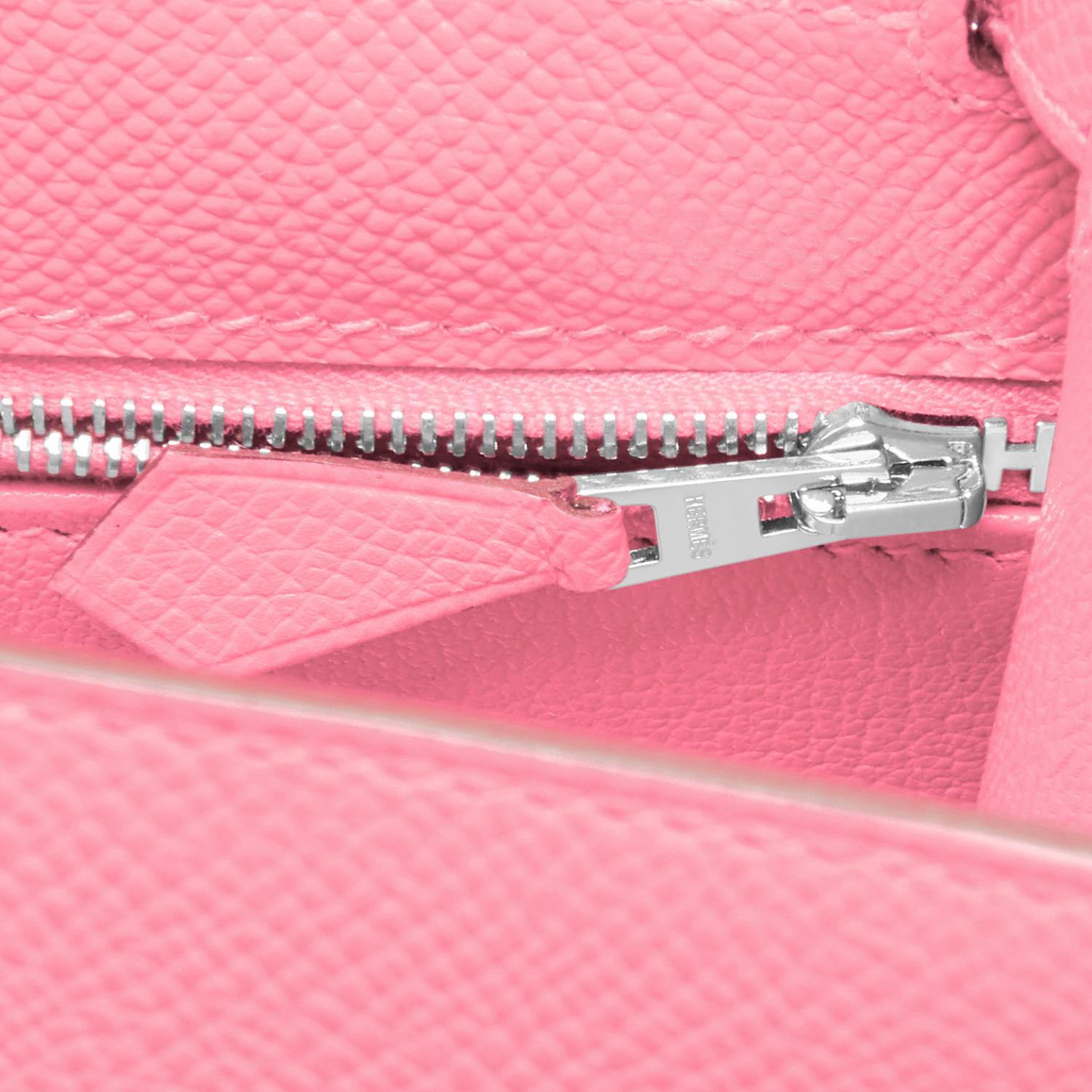 Hermes Kelly 28cm Rose Confetti Pink Sellier Shoulder Bag NEW IN BOX 3
