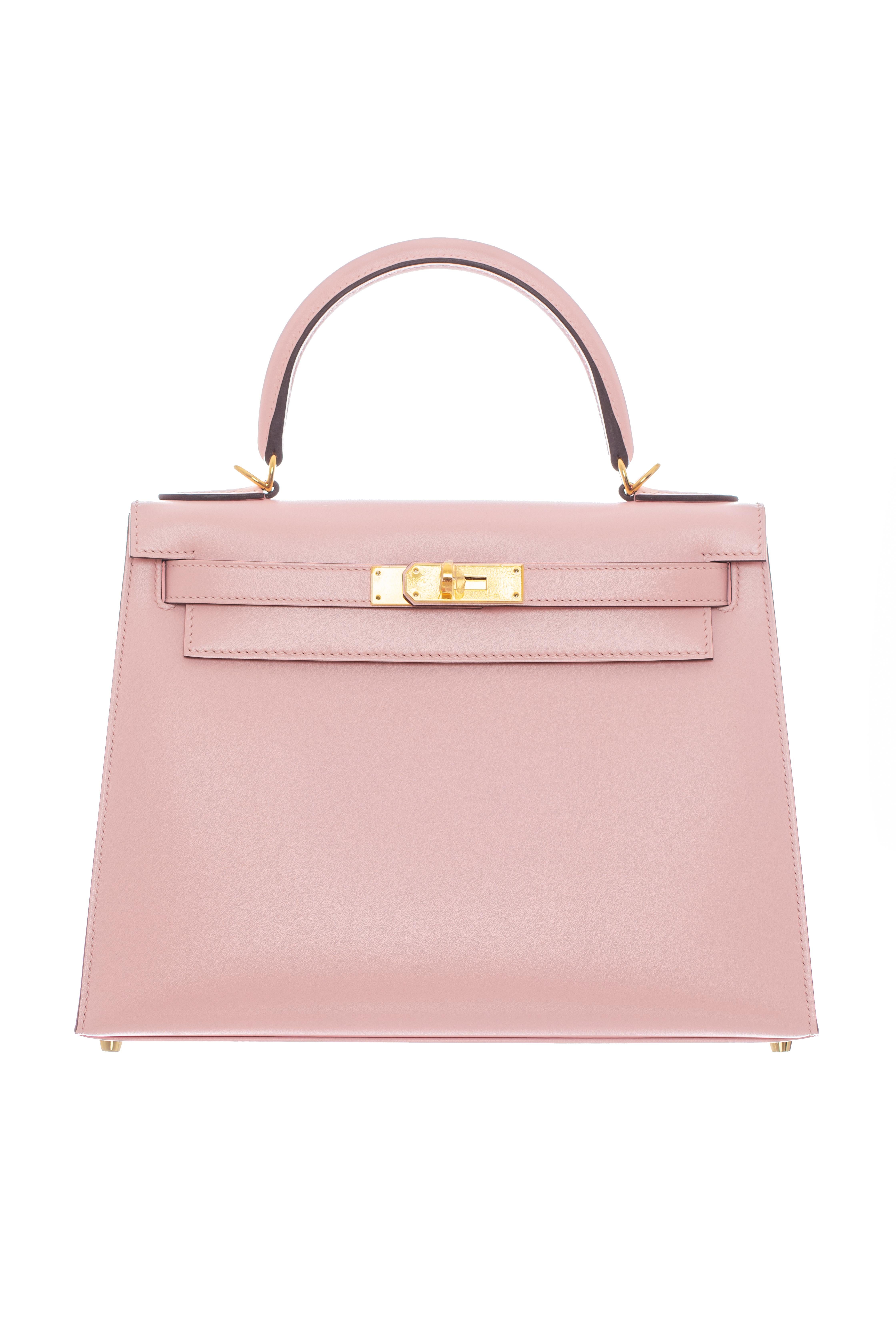 hermes kelly rose gold