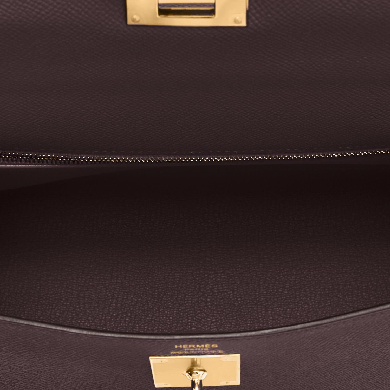 Women's Hermes Kelly 28cm Rouge Sellier Hermes Epsom Gold Hardware Z Stamp, 2021