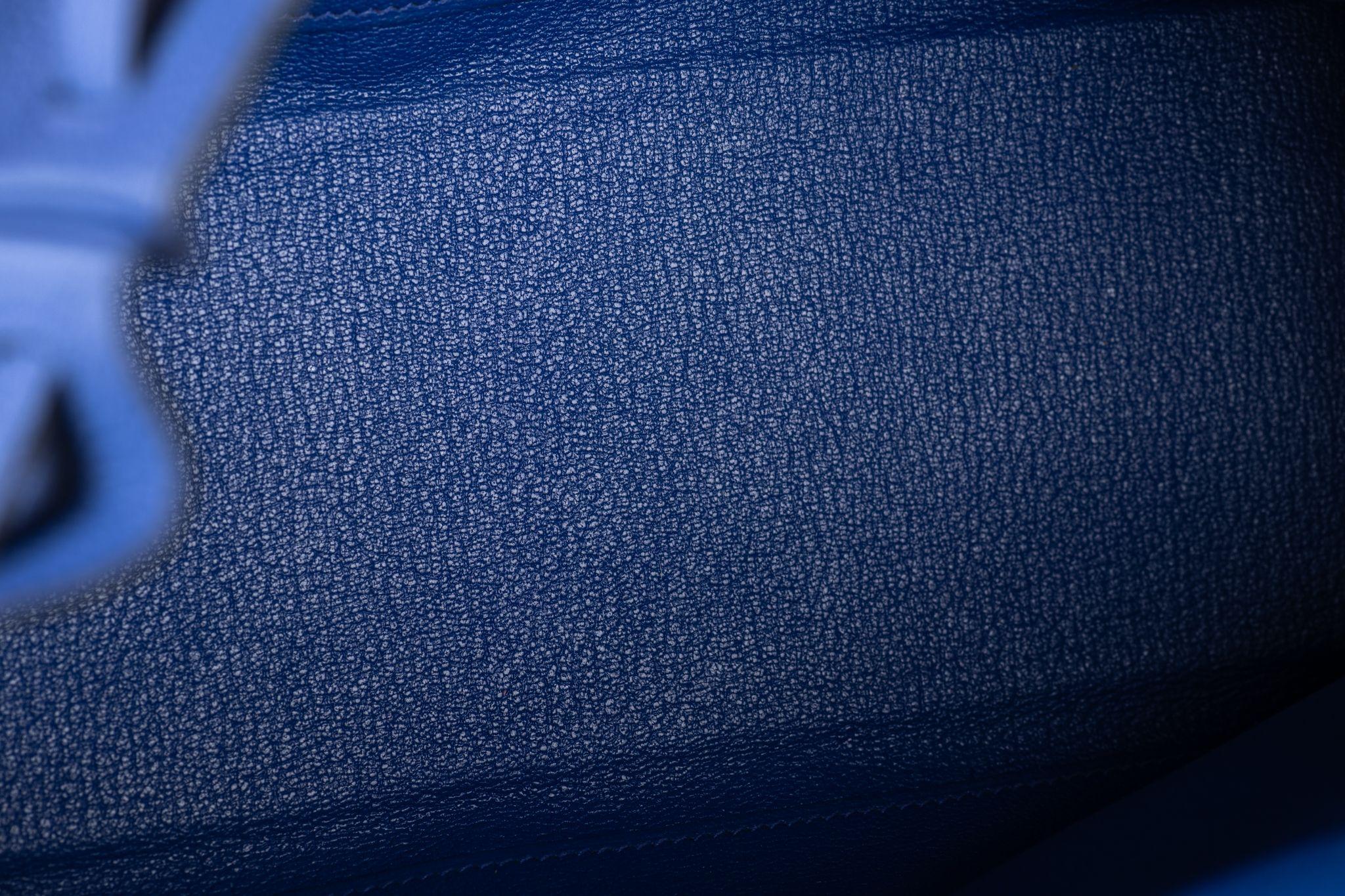 Hermès Kelly 32 Au Trot Electric Blue For Sale 13