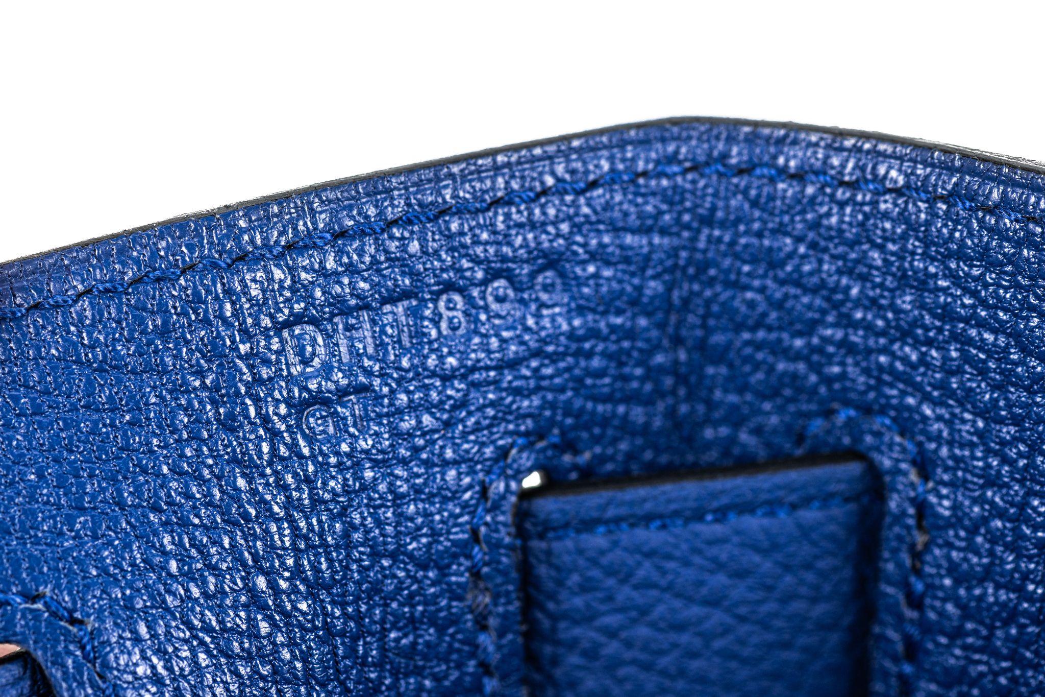 Hermès Kelly 32 Au Trot Electric Blue For Sale 16