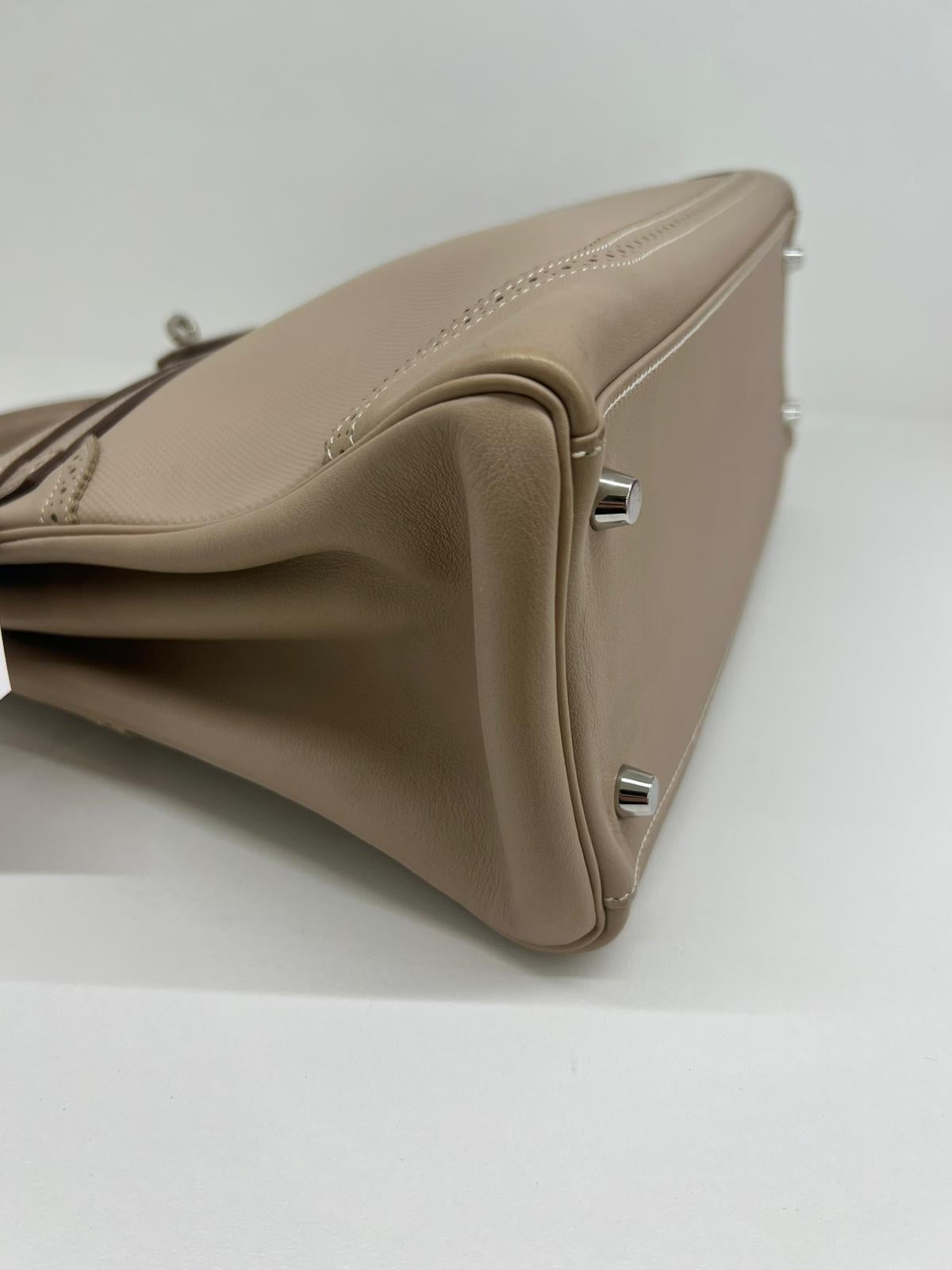 Hermes Kelly 32 Ghillies Beton Swift & Grain D'H Leather 2013 In Good Condition In Double Bay, AU