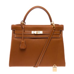 Hermès Kelly 32 Handbag Gold