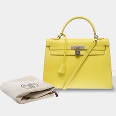 Hermès Kelly 32 Handbag Yellow
