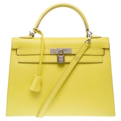Hermès Kelly 32 Handbag Yellow