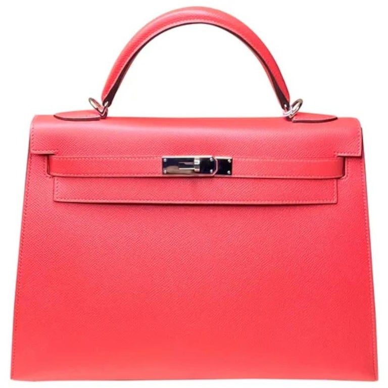 Hermès Kelly 32 Jaipur Shoulder handlebag For Sale at 1stDibs