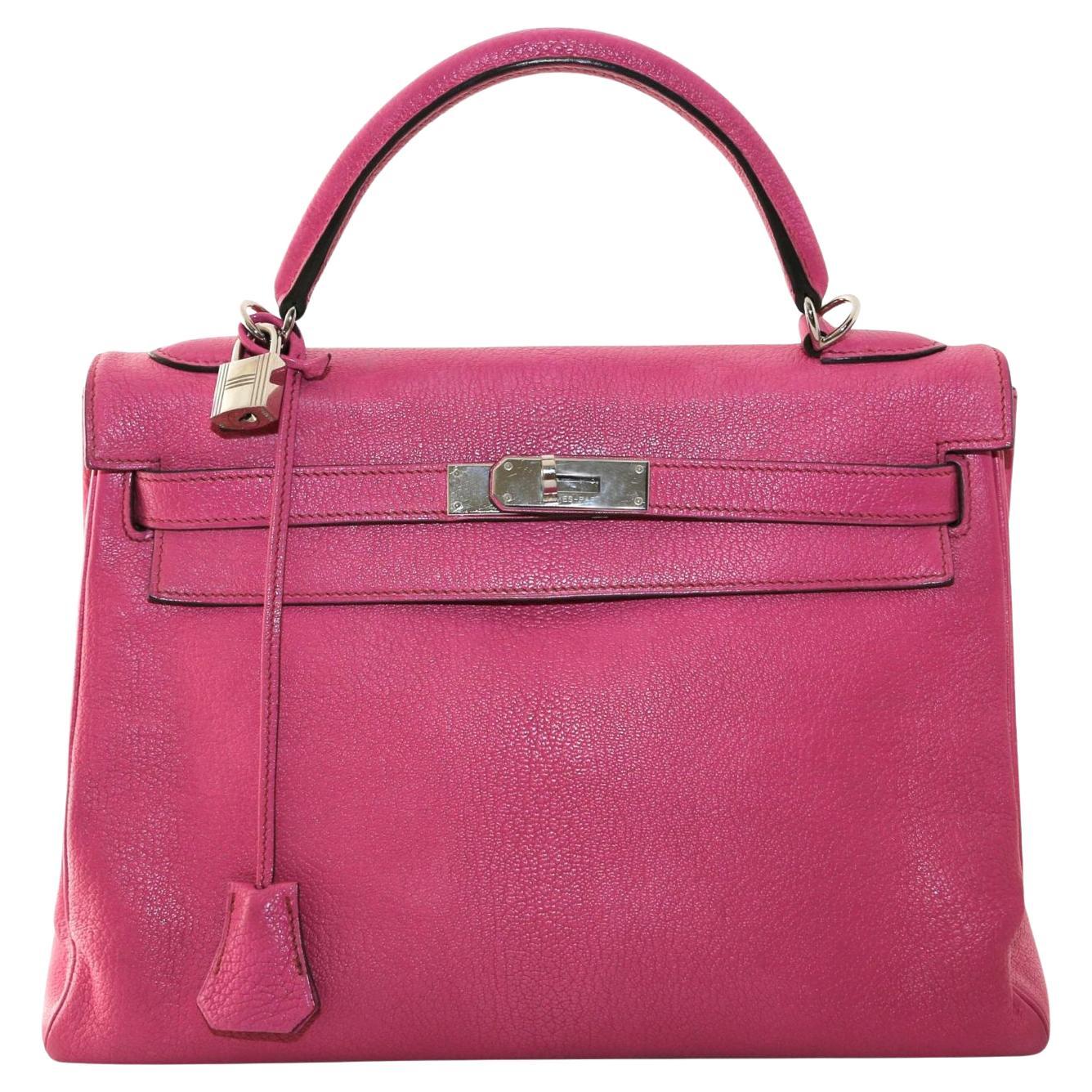 Hermès Kelly 32 Rosa Magnolie PHW