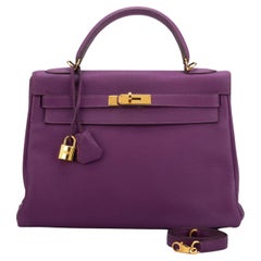 Hermes Kelly Bag Light Purple - Dubai Palm