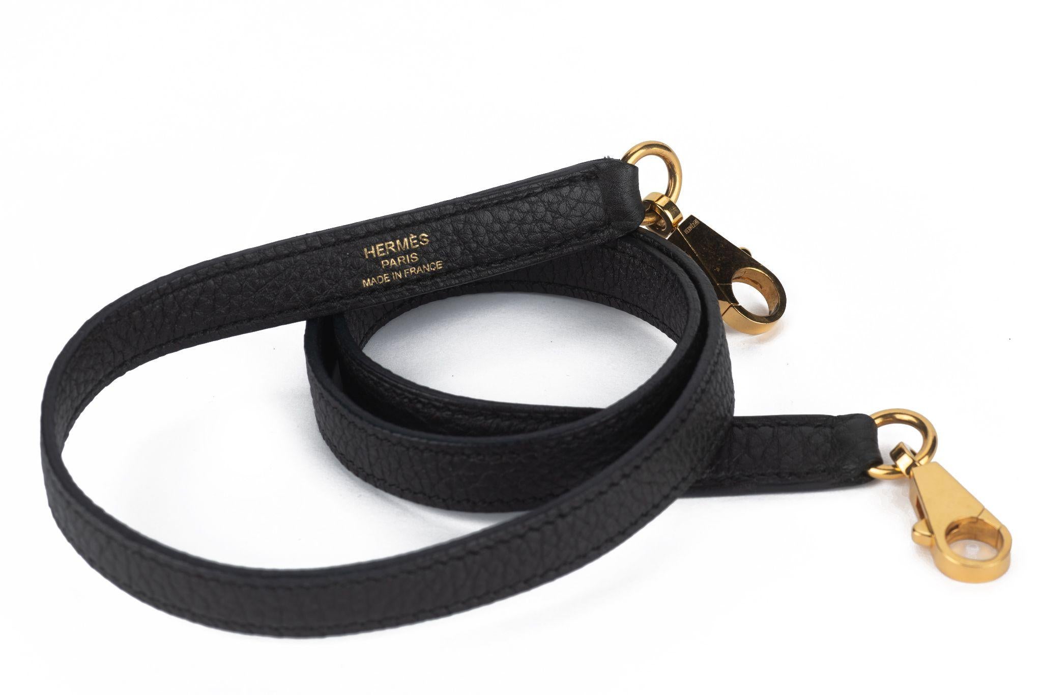 Hermès Kelly 32 Retournè Pelle togo nera in vendita 9