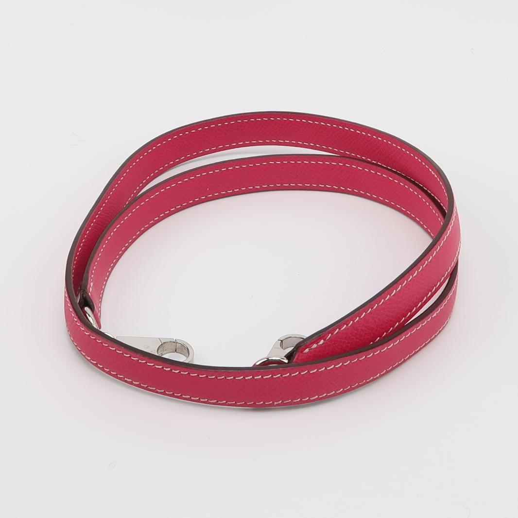 Hermes Kelly 32 Retourne E5 Rose Tyrien Pink Epsom Leather Palladium Hardware 20 4
