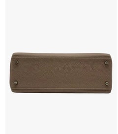 Hermès Kelly 32 Retourne Étoupe Togo Leather Palladium Hardware –
