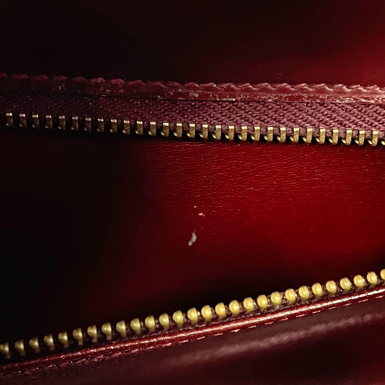 Hermès Kelly 32 Sellier Burgundy Box Leather Gold HW 1978 im Angebot 9