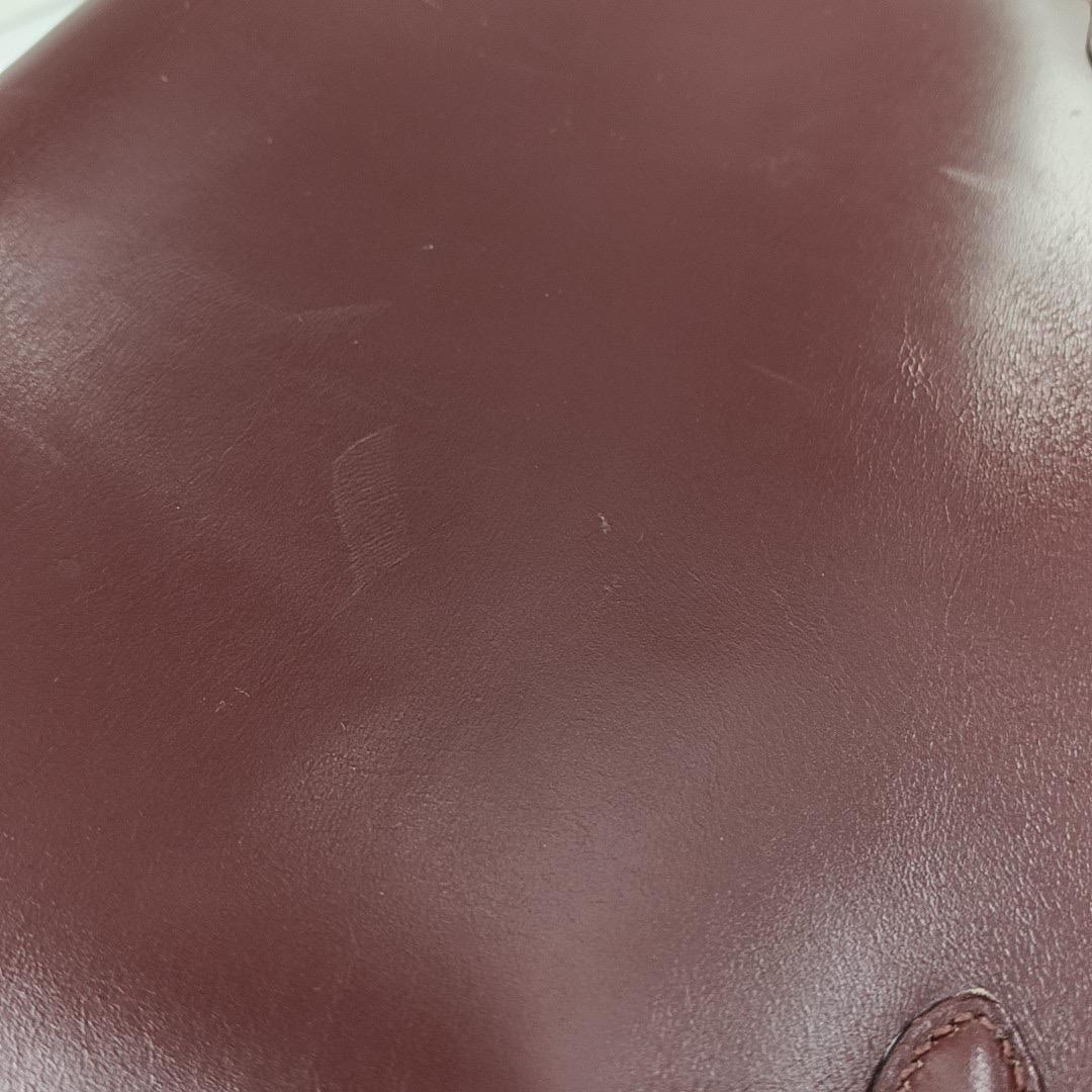Hermes Kelly 32 Sellier Burgund Box Leder Gold HW 1987 10