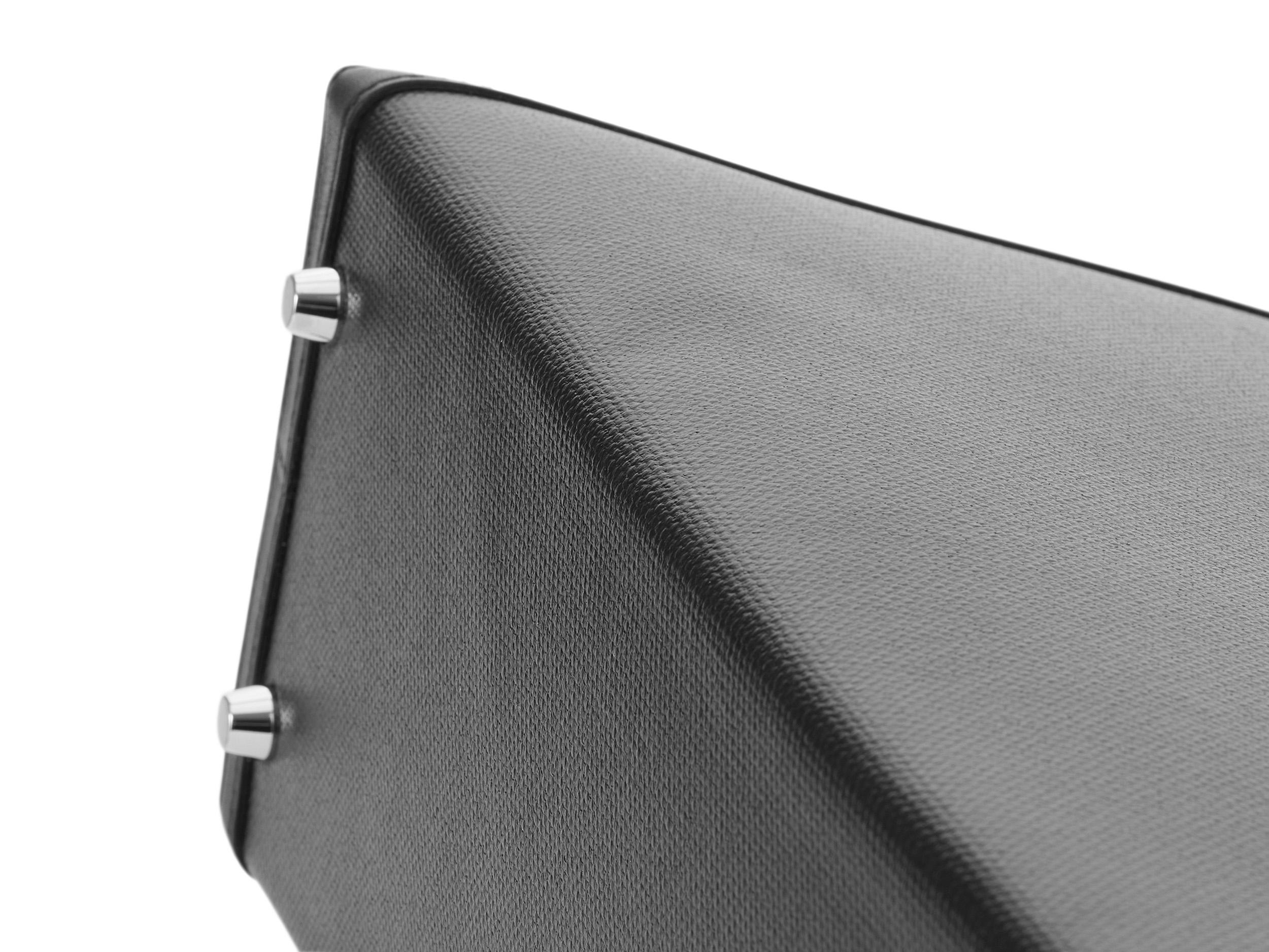 Hermès Kelly 32 Sellier Noir Berline Toile Palladium Hardware en venta 5