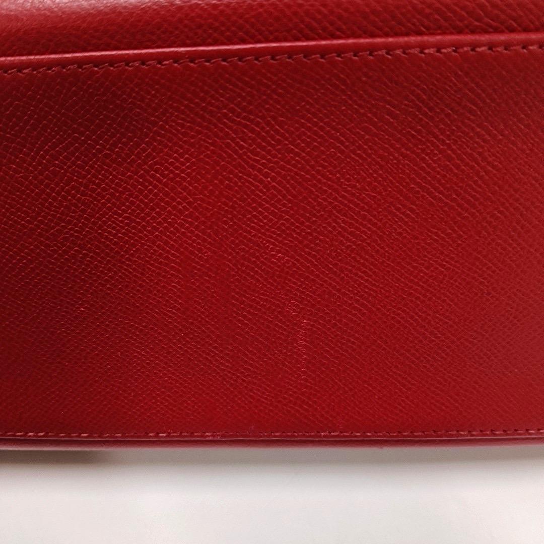 Hermes Kelly 32 Sellier Red Epsom Leather Gold HW Circle S Stamp 1989 6