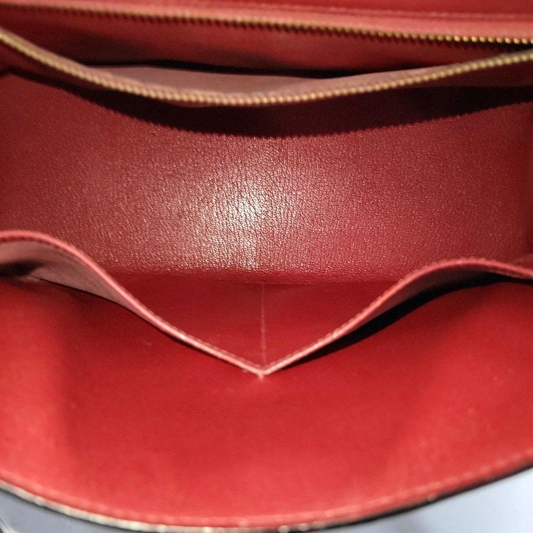 Hermes Kelly 32 Sellier Red Epsom Leather Gold HW Circle S Stamp 1989 9