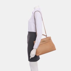 Hermes Kelly 32 Sesame Epsom Retourne Gold Hardware 1993