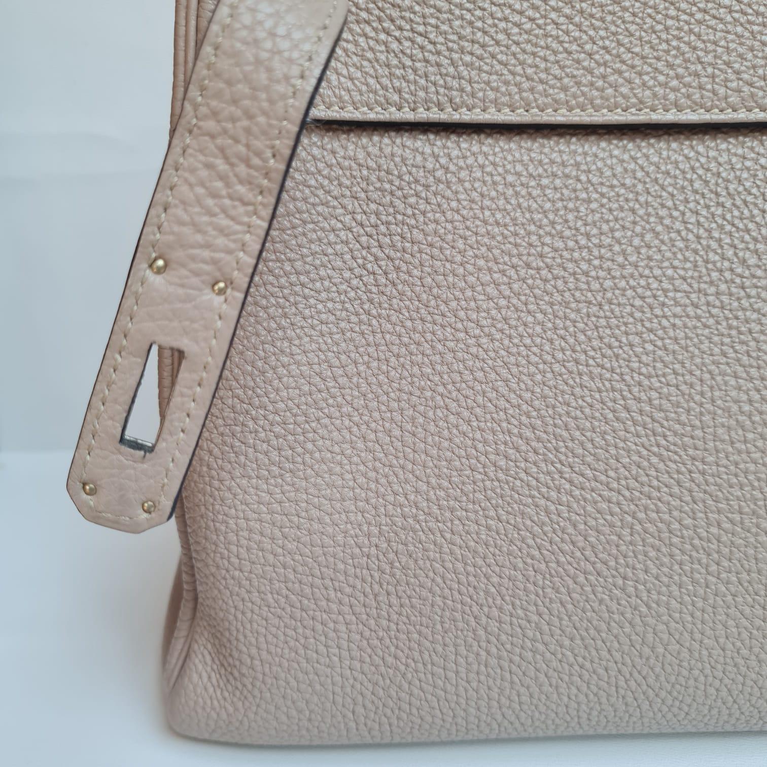 Hermes Kelly 32 Togo Gris Tourtelle Bag PHW 11